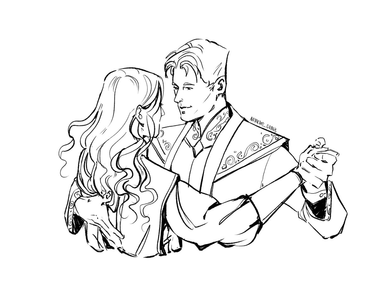 nataliab_draws's tweet photo. axella ink sketch from last night! https://t.co/YQREsLQZLd