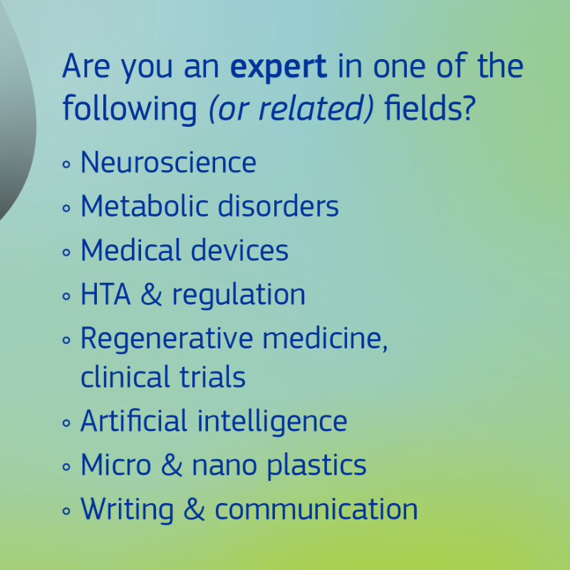 EU_HaDEA's tweet photo. Become an expert evaluator for EU-funded projects! 

Are you passionate about medical research, regulatory science or digital health? We need experts like you to assess #HorizonEU project proposals shaping the future of healthcare &amp; technology. 

Join the network today!