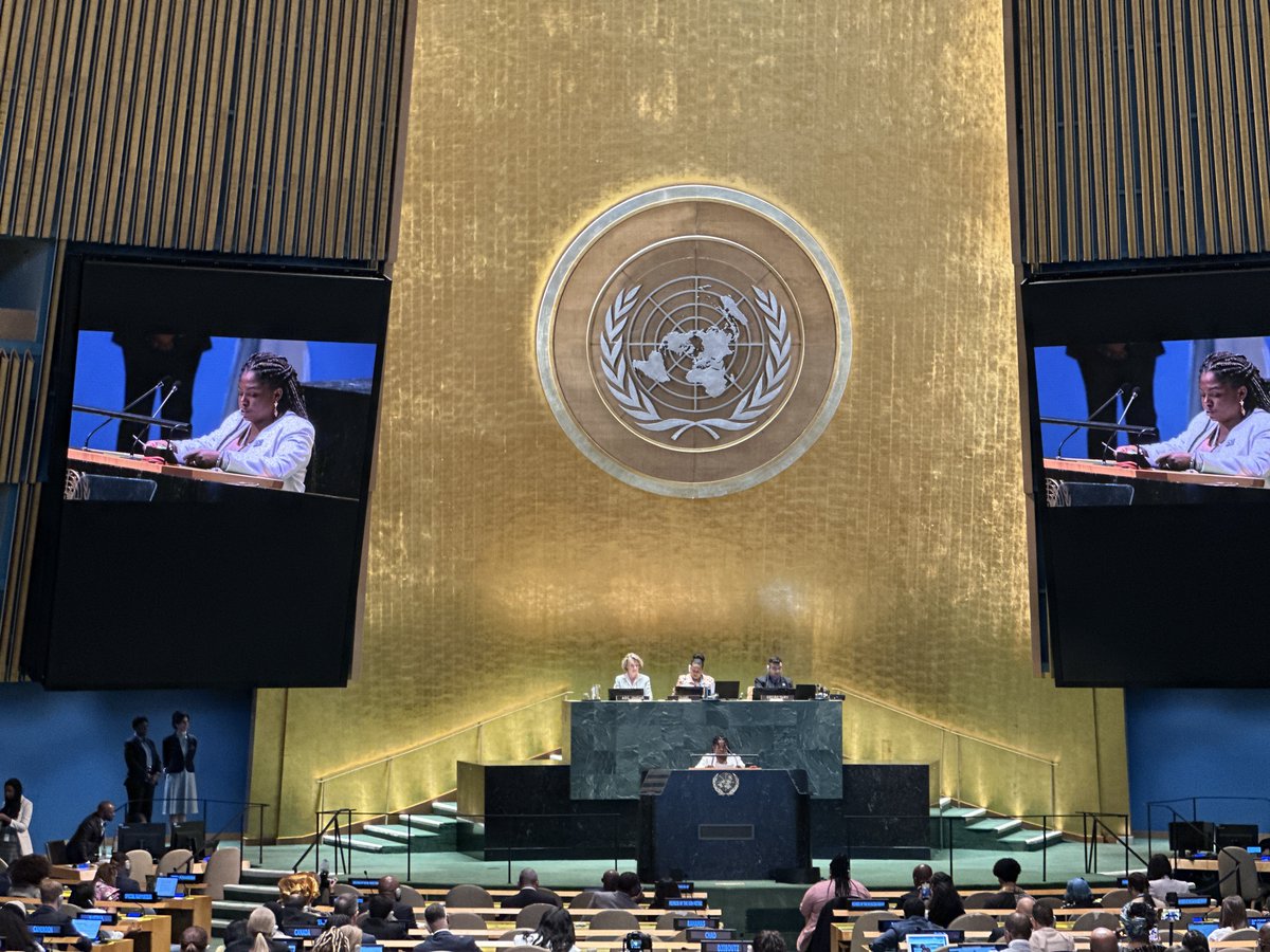 DrSatangNabaneh's tweet image. The restoration of human dignity” should be our central focus - HE Francis Elena Marquez Mina, Vice President of Colombia

#PFPAD2025 @reparatoryjusticce