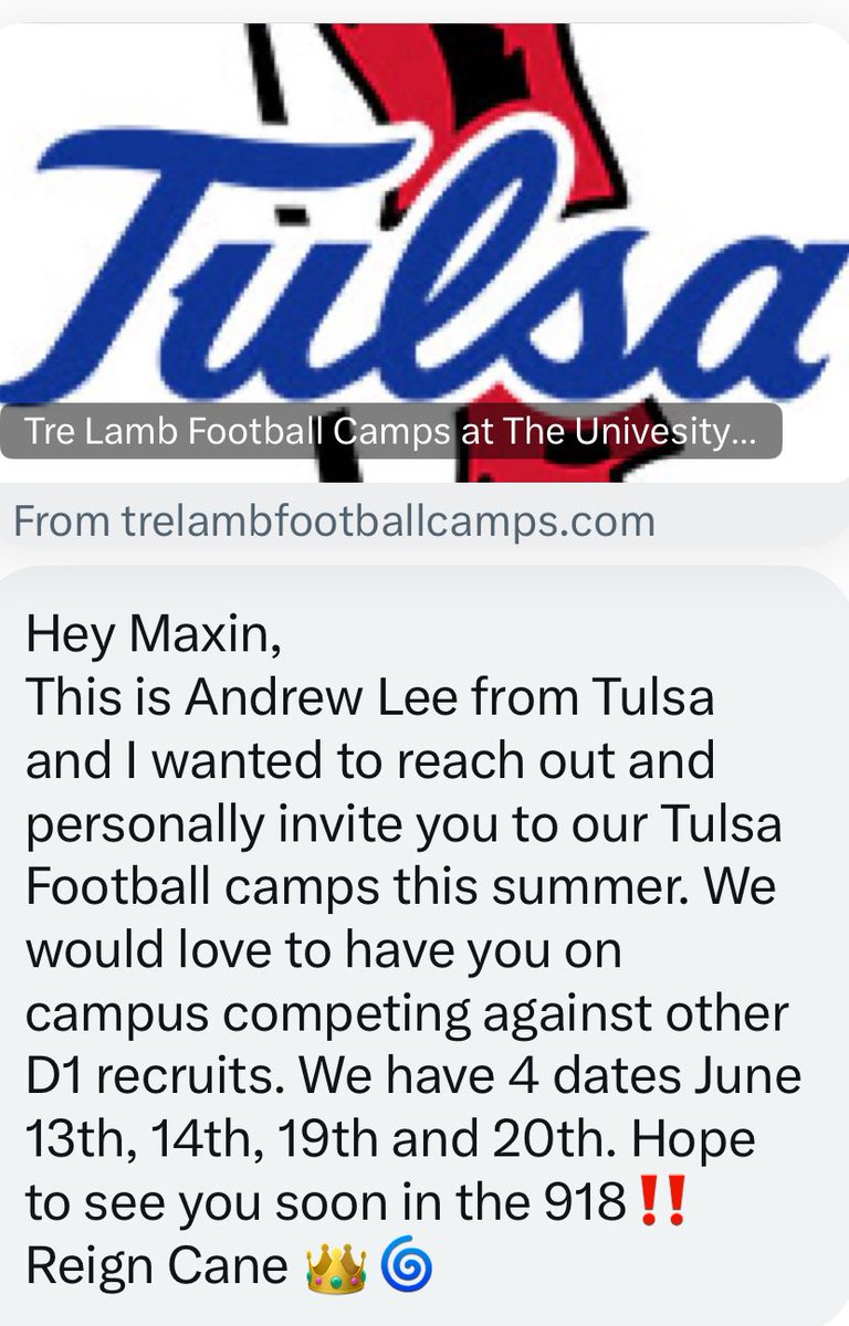 Maxin Harth (@harthmaxin) on Twitter photo Thank you <a href="/AndrewLee_CFB/">Andrew Lee</a> For the invite.
<a href="/DeerCreekFB/">Deer Creek Football</a> <a href="/PP_All_American/">All-American Bowl by Podyum Preps</a> Thank you <a href="/AndrewLee_CFB/">Andrew Lee</a> For the invite.
<a href="/DeerCreekFB/">Deer Creek Football</a> <a href="/PP_All_American/">All-American Bowl by Podyum Preps</a>