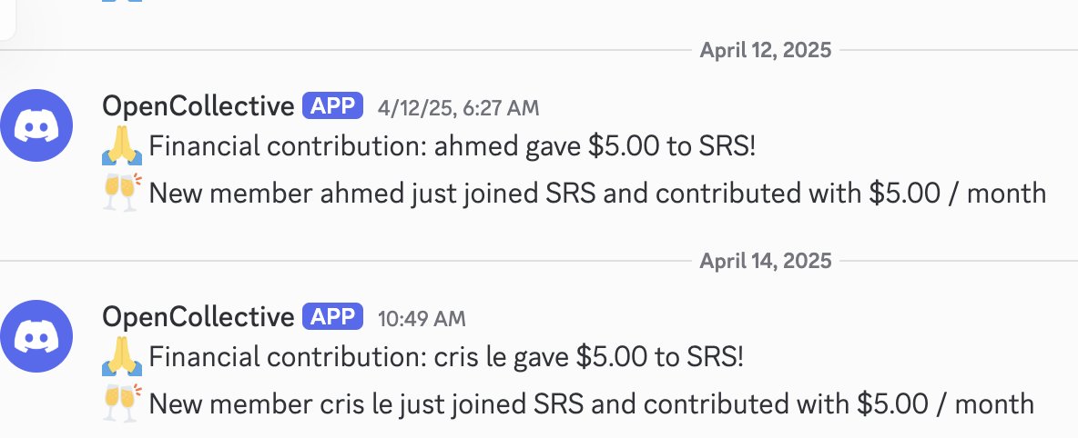 srs_server's tweet image. Thank you for your contribution, which is important for the thrive and prosperity of SRS community. 🙏