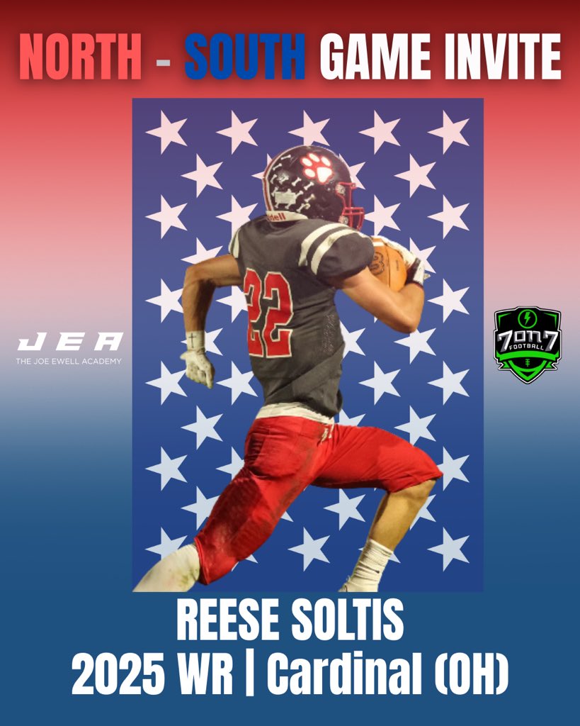 I will playing in the North South All Star game April the 27th. I’m Very excited and grateful for the opportunity to play with the best in northern Ohio!
<a href="/TheJoeEwell/">Joe Ewell</a> @TheJEAcademy <a href="/Charg1ngBrand/">CHARG1NG🔋</a>