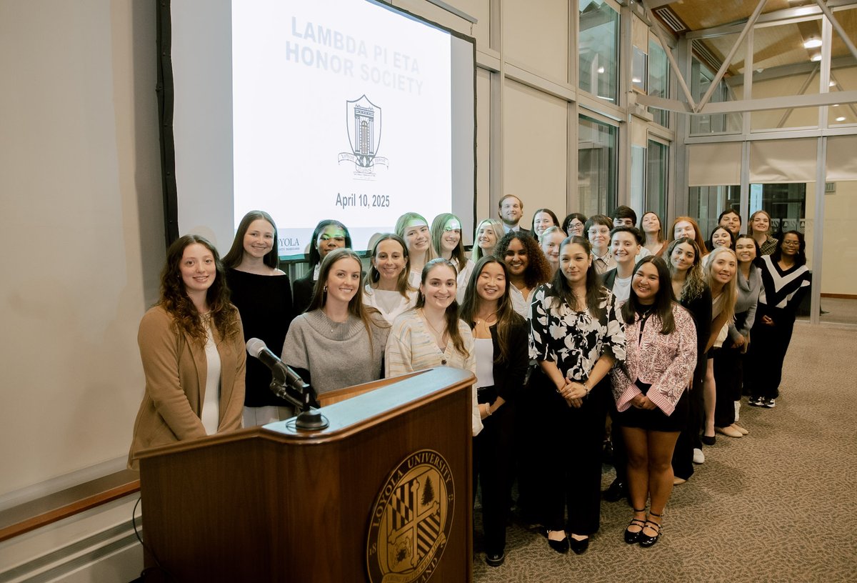 🎓✨ A huge congratulations to our graduating seniors inducted into Lambda Pi Eta! Your dedication to the field of Communication and Media has been truly inspiring. We’re so proud of you and can’t wait to see the amazing things you’ll accomplish next! 💬📸 #classof2025