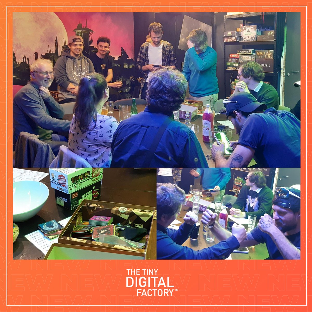 🃏 Soirée stratégique au bar à jeux pour notre team building de printemps !
 🎲Team building + Loups-Garous = combo gagnant
 
 👉 Verdict : 3 loups-garous, 2 trahisons, 1 vengeance, beaucoup de mauvaise foi et des fous rires jusqu'à tard dans la nuit 😅 🐺 🍻 !!