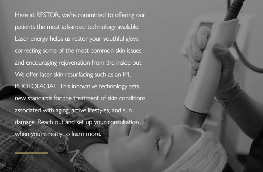 RestorSpa's tweet image. lasers