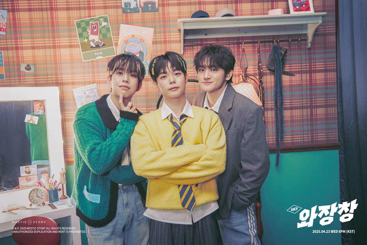 BANDLUCY_mystic's tweet photo. [#LUCY] 6th EP <와장창> 
Concept Photo 2

💿 Album Release
2025.04.23 6PM (KST)

COMING SOON

#루시 #신예찬 #최상엽 #조원상 #와장창 https://t.co/pUuNtilO75