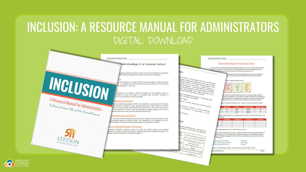 In this manual, explore the role of campus leadership in creating the necessary conditions for successful inclusive practices. 💚✨️⁠

Click the link below to shop now.
l8r.it/GUOT
