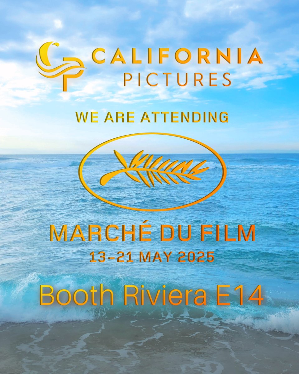 See you there! 🌴📽️

.
#CaliforniaPictures #Cannes2025 #CannesMarcheduFilm