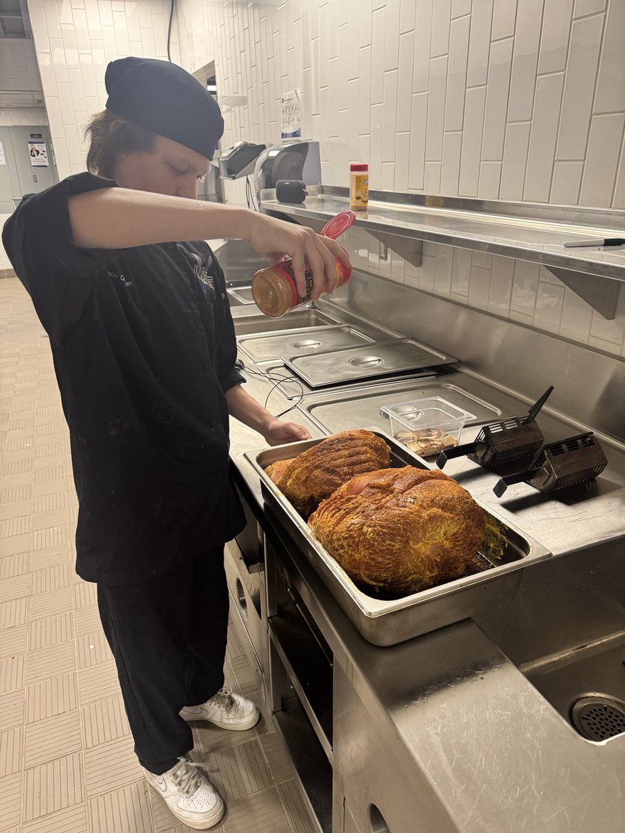 Walnut Grove HS Culinary Arts (@wghs_culinary) on Twitter photo Spiral cut hams getting seasoned & ready for a fruit wood smoke bath. Final product will be pulled for plates <a href="/HardysCafe_WGHS/">Hardy's Cafe at Walnut Grove HS</a>! Open this week Wednesday & Thursday for lunch. <a href="/WalnutGroveHS/">Walnut Grove High School</a> <a href="/prosperCTE/">Prosper CTE</a> <a href="/TheGroveCTE/">Walnut Grove HS CTE</a> <a href="/TothDustin/">Dustin Toth</a> Spiral cut hams getting seasoned & ready for a fruit wood smoke bath. Final product will be pulled for plates <a href="/HardysCafe_WGHS/">Hardy's Cafe at Walnut Grove HS</a>! Open this week Wednesday & Thursday for lunch. <a href="/WalnutGroveHS/">Walnut Grove High School</a> <a href="/prosperCTE/">Prosper CTE</a> <a href="/TheGroveCTE/">Walnut Grove HS CTE</a> <a href="/TothDustin/">Dustin Toth</a>