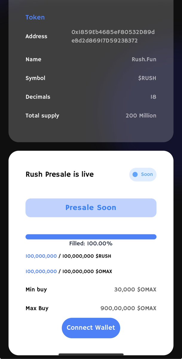 RUSH . FUN ~ MULTICHAIN ECOSYSTEM (@rushfunonloopch) on Twitter photo #Rush on Omax presale details 
Join Rushfun telegram community to get more updates on Rush. 
Telegram community - t.me/RushFunEcosyst…
Presale link - rushloop.fun/presale
<a href="/omaxchain/">OMAX COIN</a> <a href="/Omaxbull/">Bull.OMX 🐋</a> <a href="/OmaxWhale/">OMAX Whale 🐳🐋</a> <a href="/Algoethcrypto/">ALGO.ETH</a> <a href="/MhiztaLOEL/">MhiztaL⭕EL 💎 🔴</a> <a href="/KYCurity/">KYCurity</a> #presale #Omax #Launchpad #Rush on Omax presale details 
Join Rushfun telegram community to get more updates on Rush. 
Telegram community - t.me/RushFunEcosyst…
Presale link - rushloop.fun/presale
<a href="/omaxchain/">OMAX COIN</a> <a href="/Omaxbull/">Bull.OMX 🐋</a> <a href="/OmaxWhale/">OMAX Whale 🐳🐋</a> <a href="/Algoethcrypto/">ALGO.ETH</a> <a href="/MhiztaLOEL/">MhiztaL⭕EL 💎 🔴</a> <a href="/KYCurity/">KYCurity</a> #presale #Omax #Launchpad