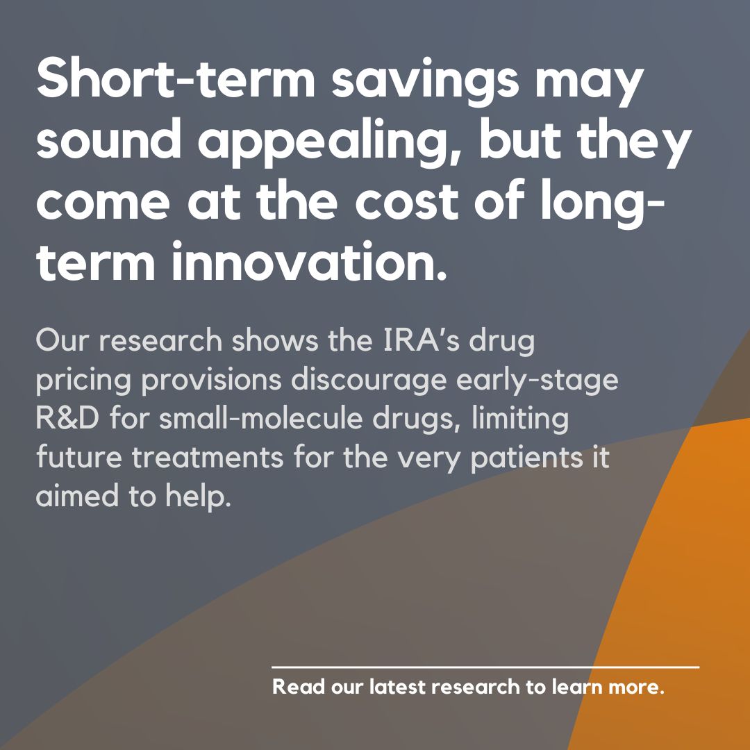📢 New VT Research!

The IRA is driving a 68% aggregate drop in early-stage funding for small molecule drugs, with early-stage clinical trials also in decline. Our latest report shows how this puts future treatments for seniors at risk. 

Read more: buff.ly/pkV8vHB

#IRA