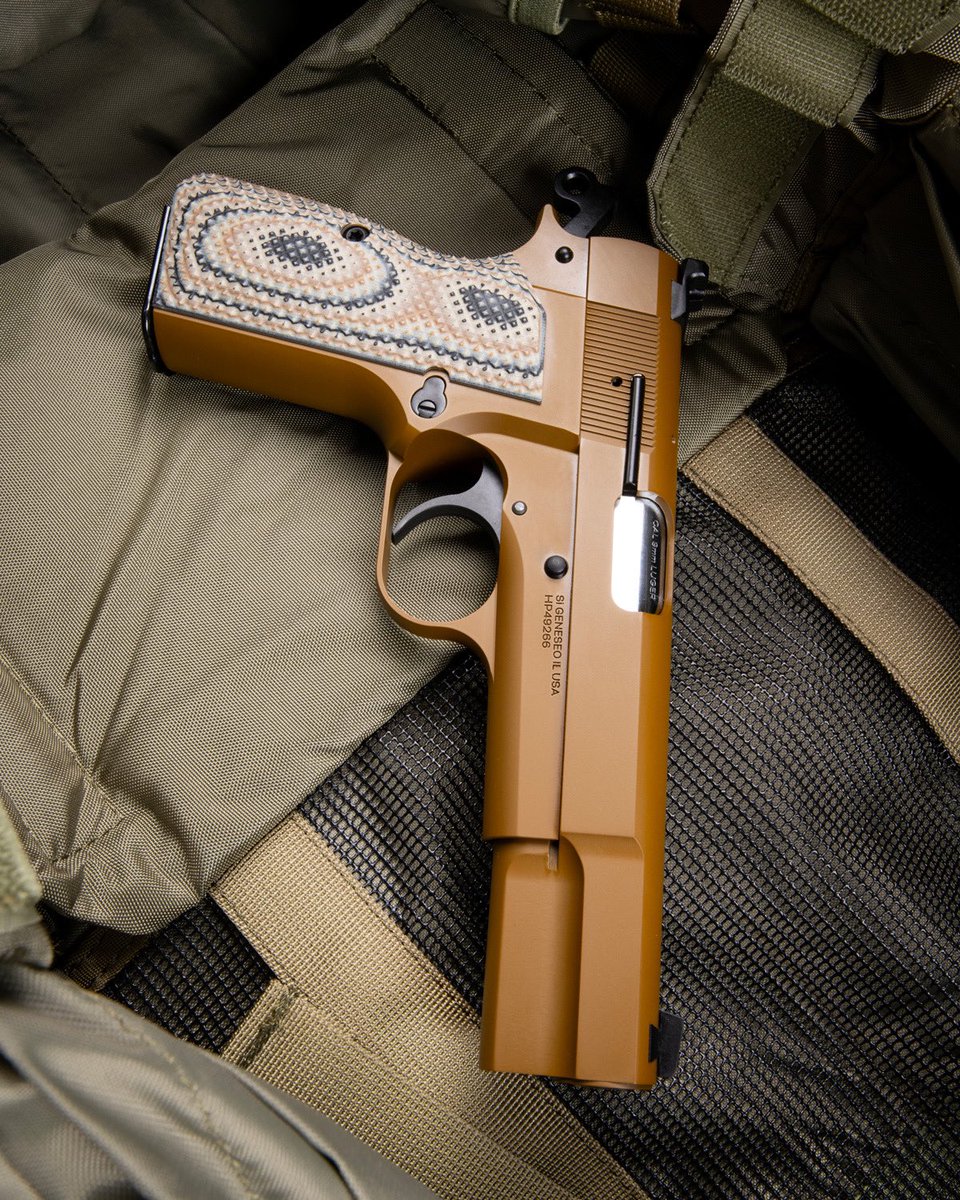 Springfield_Inc's tweet photo. The H-250 Coyote Brown Cerakote finish exceeds the most rigorous demands, ensuring your SA-35 stands strong when it matters most. https://t.co/QS6dsf9jft