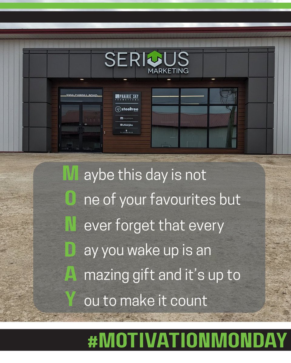 #MotivationMonday