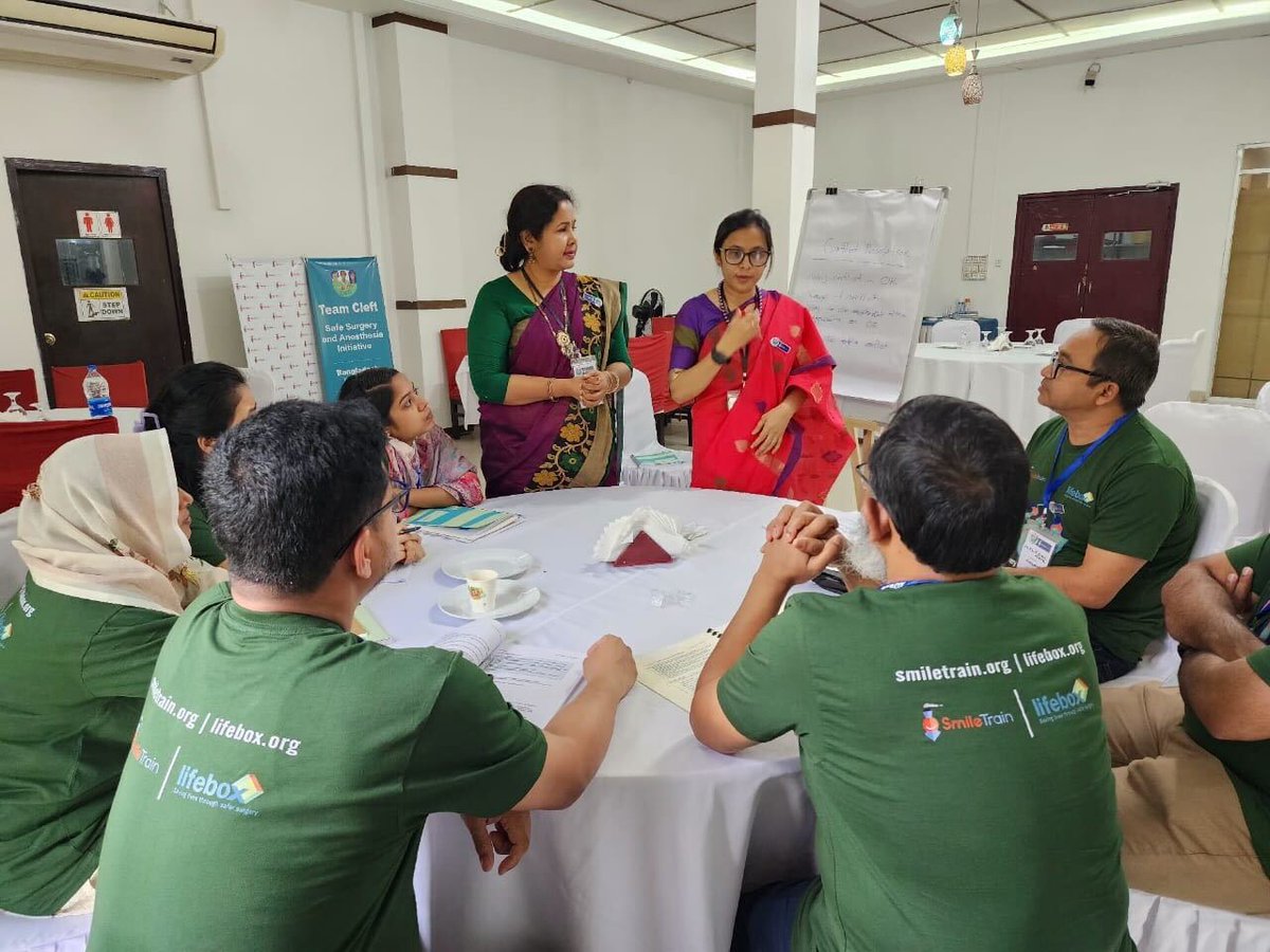 Lifebox (@safersurgery) on Twitter photo Thrilled to complete our 2nd #TeamCleft workshop in Bangladesh w/<a href="/Smiletrain/">Smile Train</a>
30 participants, 8 hospitals—stronger teamwork for safer cleft surgery.
bit.ly/3NSIonl Thrilled to complete our 2nd #TeamCleft workshop in Bangladesh w/<a href="/Smiletrain/">Smile Train</a>
30 participants, 8 hospitals—stronger teamwork for safer cleft surgery.
bit.ly/3NSIonl