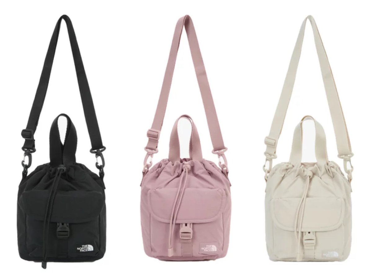 ノースフェイスの巾着ショルダーバッグ可愛すぎる…！しかもハンドバッグとしても使える2way、大容量、ポケットたくさんで使い勝手も良すぎる…ただ、