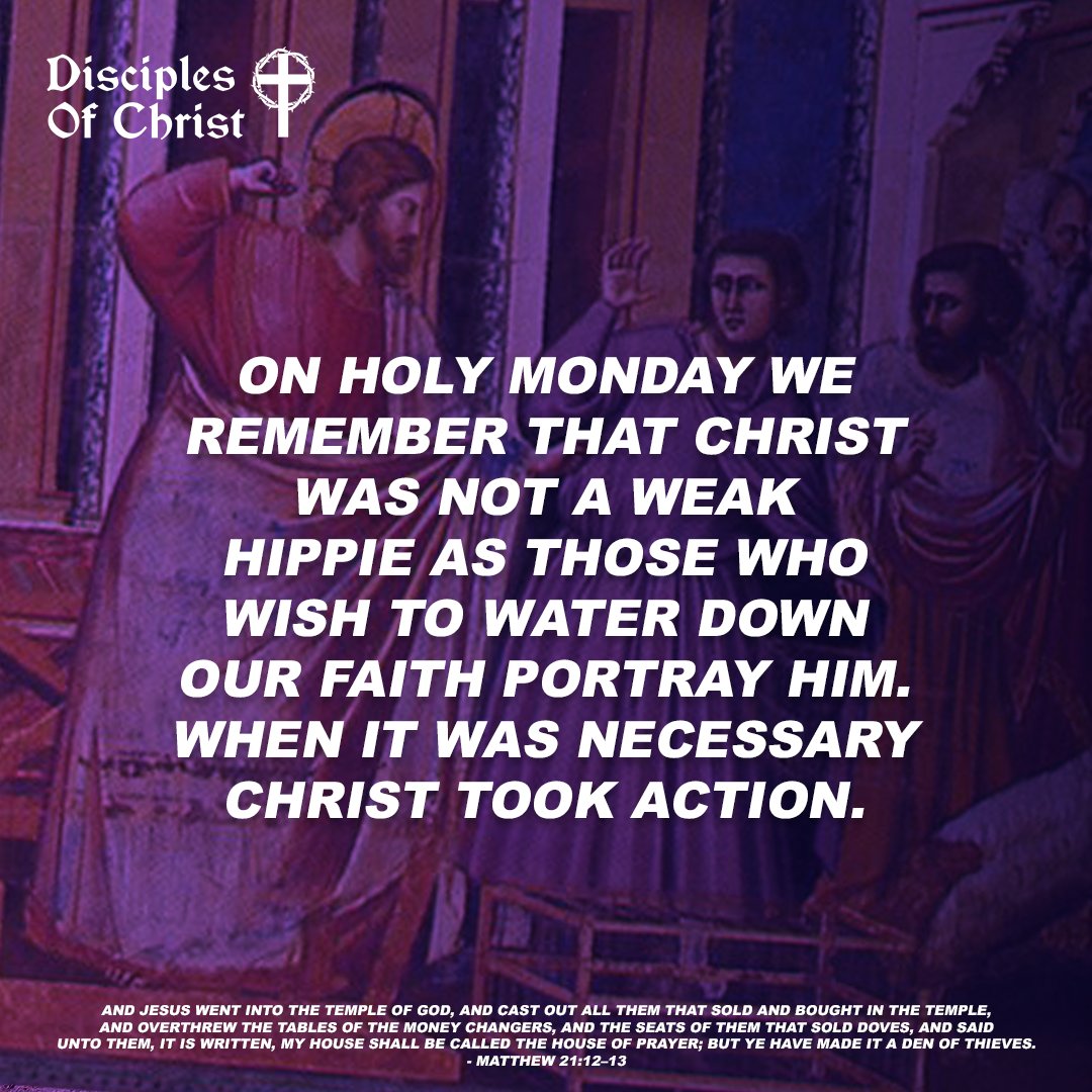 We remember Christ as he was, a bastion of Christian strength.

The founder of muscular Christianity. ✝️