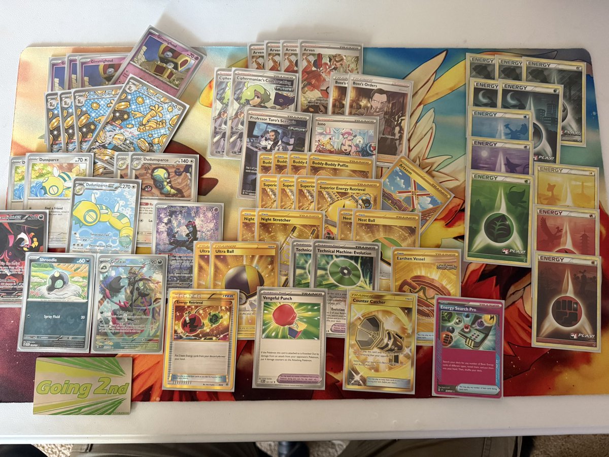 MakeItRainTCG's tweet photo. My list from Atlanta Regional. This was my first regional and I made day 2! Finished 267/3245. https://t.co/IMxeOBtbEy