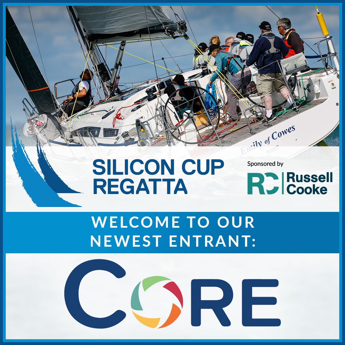 We’re excited to welcome <a href="/CoreGB/">Core</a> to the 25th #SiliconCup Regatta!⛵

The UK’s biggest IT charity sailing event - two days of racing, networking &amp; fundraising on the water.

🔗 Learn more: thesiliconcup.com
🔗 Enter now: bit.ly/3ufN7Kz
#IT #Regatta