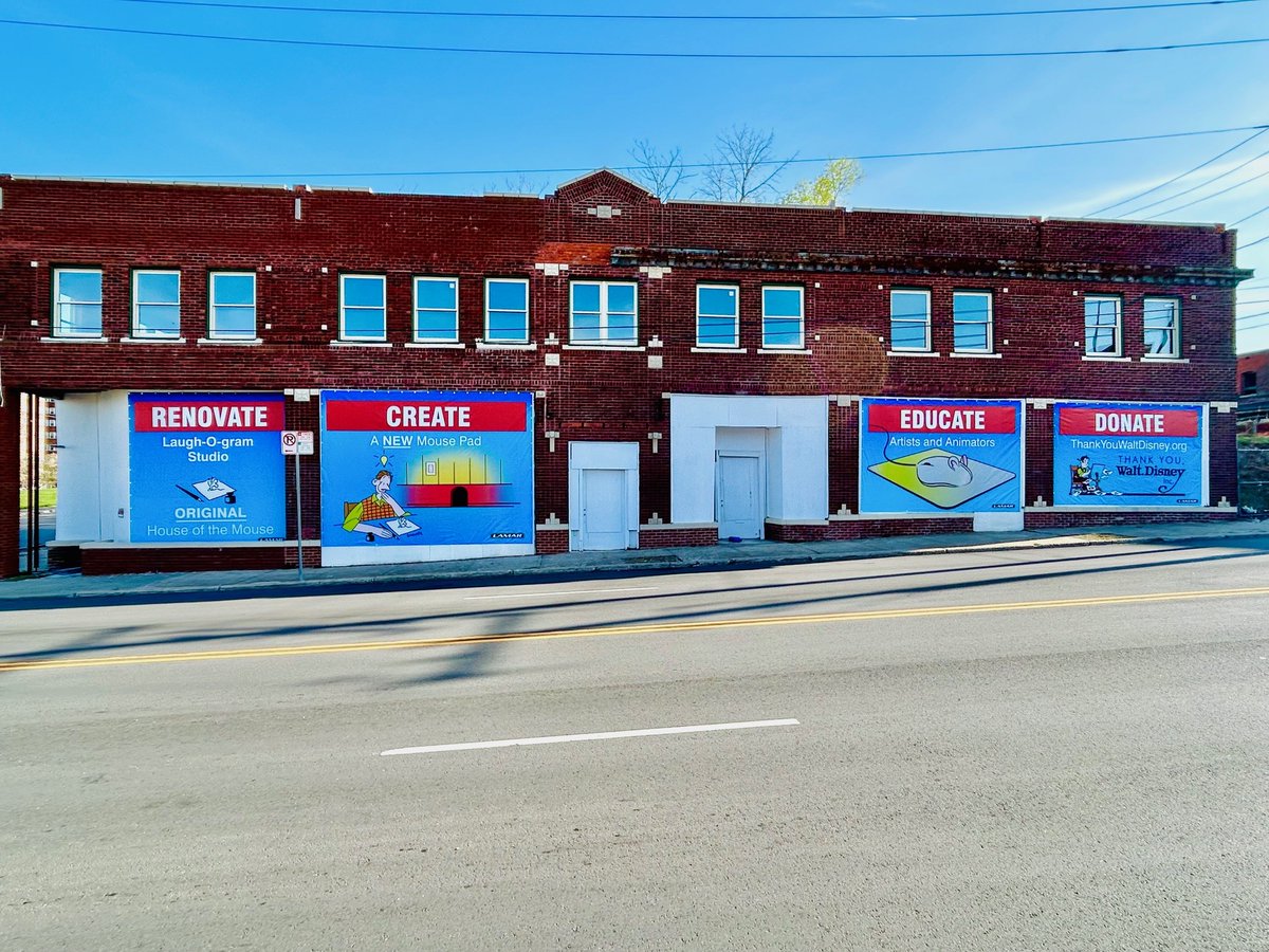 TYWaltDisney's tweet image. Take a look at the magical new signage that has recently been installed on our construction walls! Thanks to JoDene Coleman for her art development and Lamar Advertising for their placement work with these!