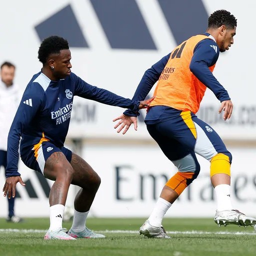 MadridXtra's tweet image. 🚨⚪️ Some players trained on demanding exercises of possession and pressure, then played a match in small spaces. @marca