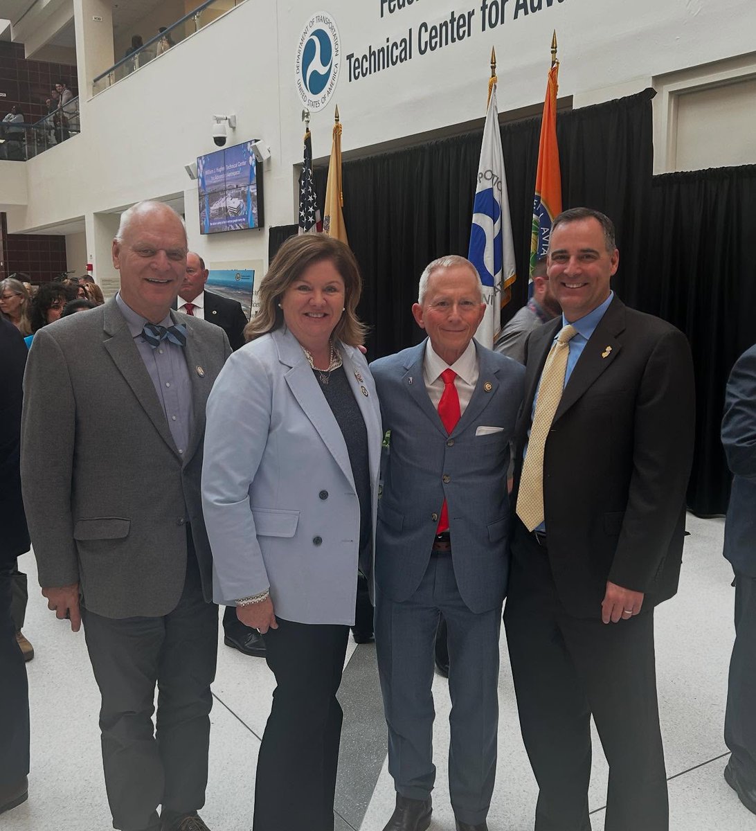 . <a href="/SenPolistina/">Senator Vince Polistina</a> &amp; local leaders welcomed <a href="/SecDuffy/">Secretary Sean Duffy</a> to the William J. Hughes Tech Center in AC, showcasing Aerospace Park, aviation innovation, &amp; more. Grateful to <a href="/Congressman_JVD/">Congressman Jeff Van Drew</a> for bringing national attention to South Jersey’s progress.