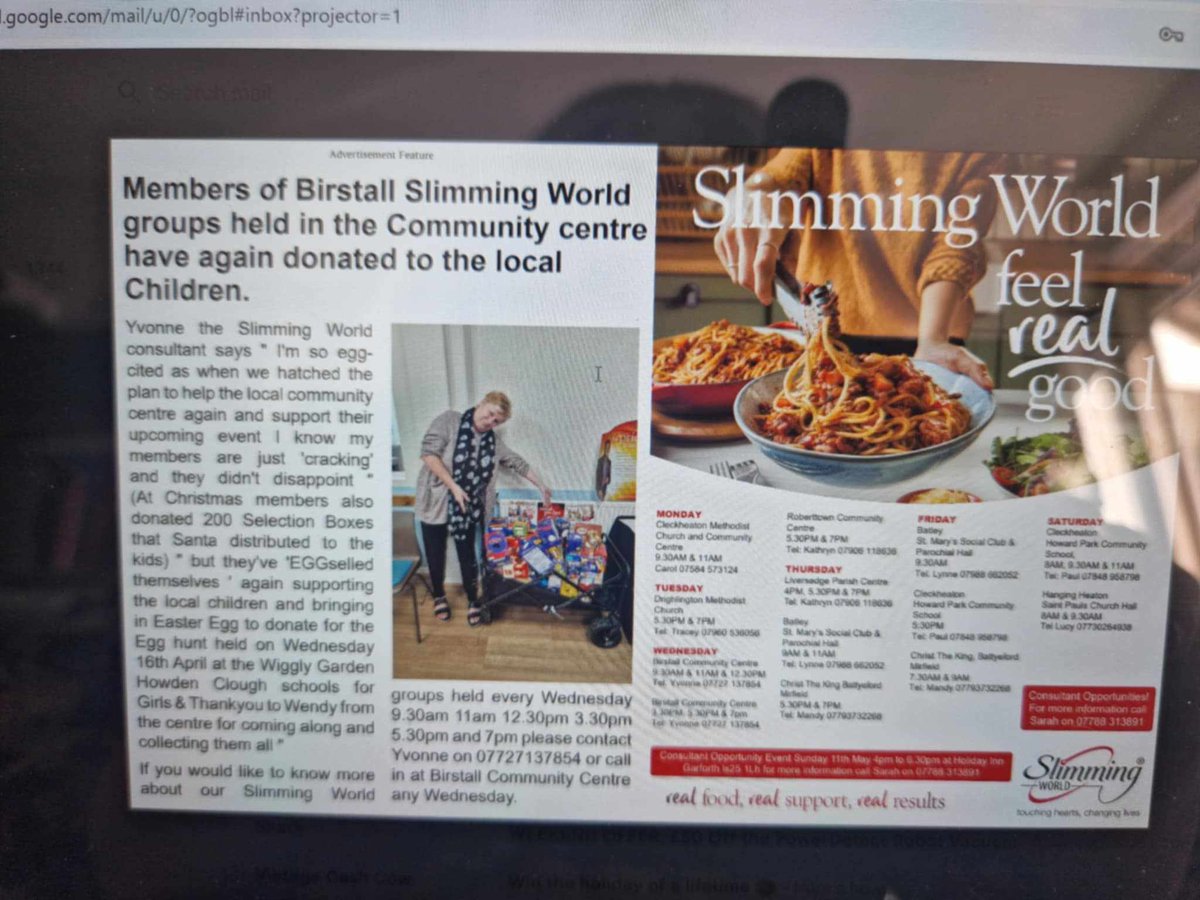 Thank you to members of Birstall Slimming World who have been amazing and donated Easter Eggs to our toddler group for their sponsed Easter Walk on Wednesday 
We are raising money to keep our group free of charge, if anyone would like to contribute please let us know
