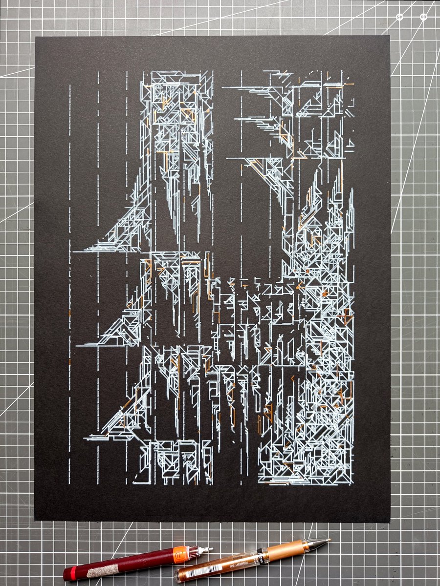 nclslbrn's tweet image. White and bronze

#algorithmicArt