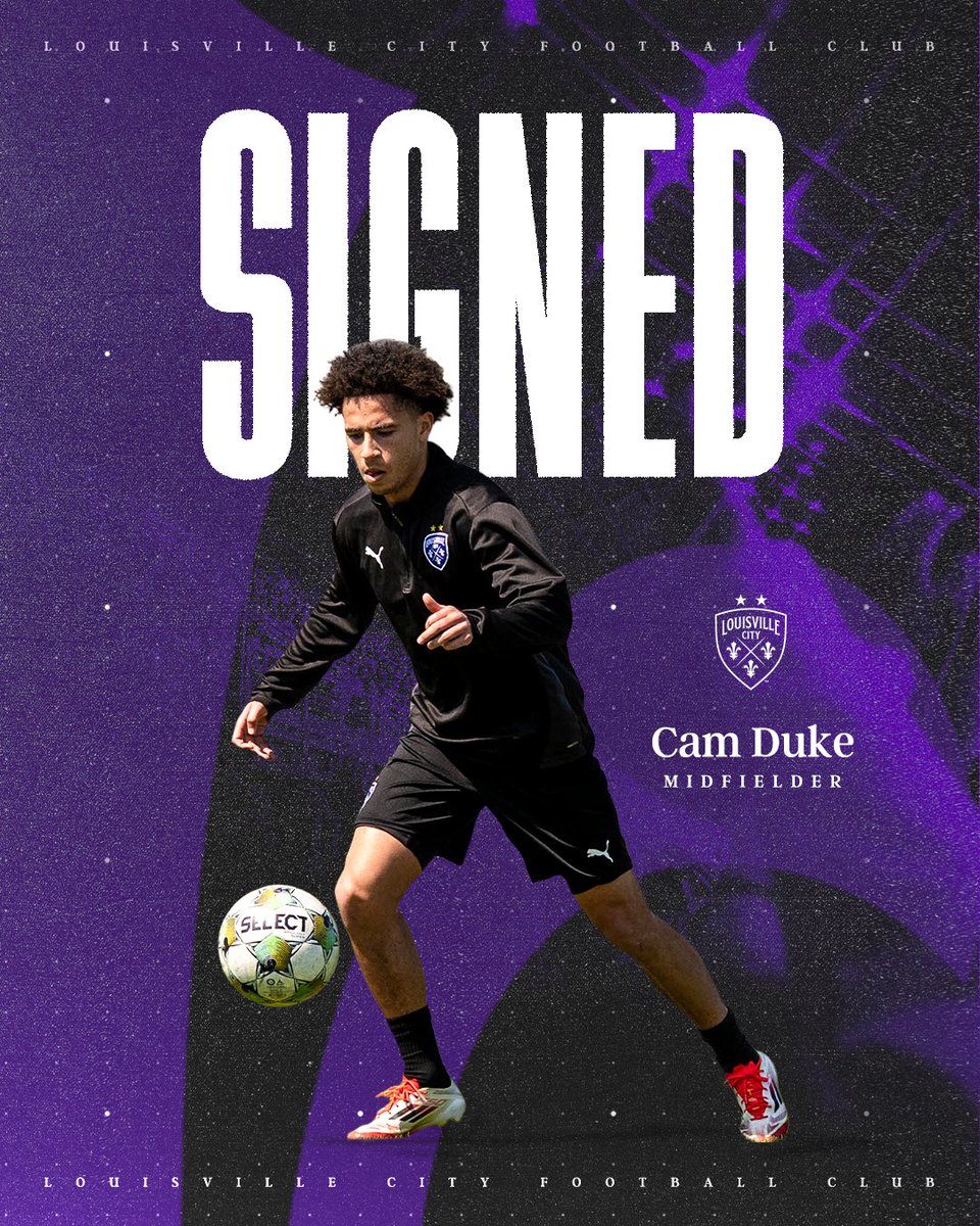 Welcome to Louisville, <a href="/camduke20/">Cameron Duke</a> ⚜️

We’ve signed the midfielder to a 25-day contract, making him eligible for this week’s Open Cup match.

🔗 tinyurl.com/yjdpmyhf