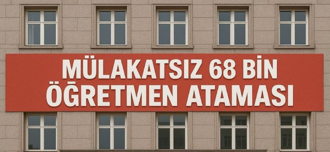 Öğretmen baş tacıdır, onları ödüllendirin. #CumhurbaşkanımMEBe68BinAtama