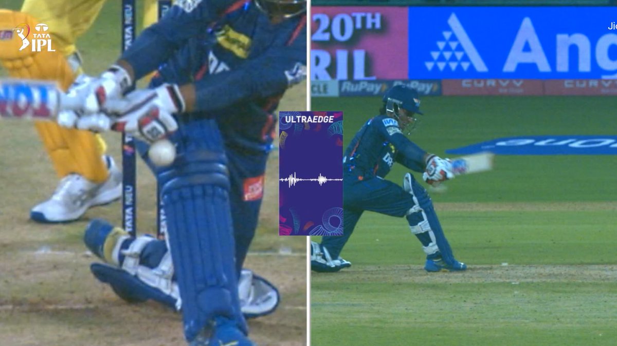 - Dhoni give out despite spike
- Badoni given not out with similar spike

And people still think CSK fix matches.