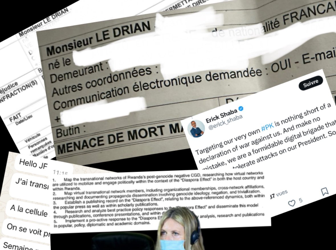 La "formidable brigade numérique" du FPR-Inkotanyi propage des messages racistes et suprémacistes, intimide, insulte, menace et terrorise.

Récemment, pour la deuxième fois, des membres de ce groupe, nécessairement soutenus par l'État rwandais, ont proféré des menaces de mort