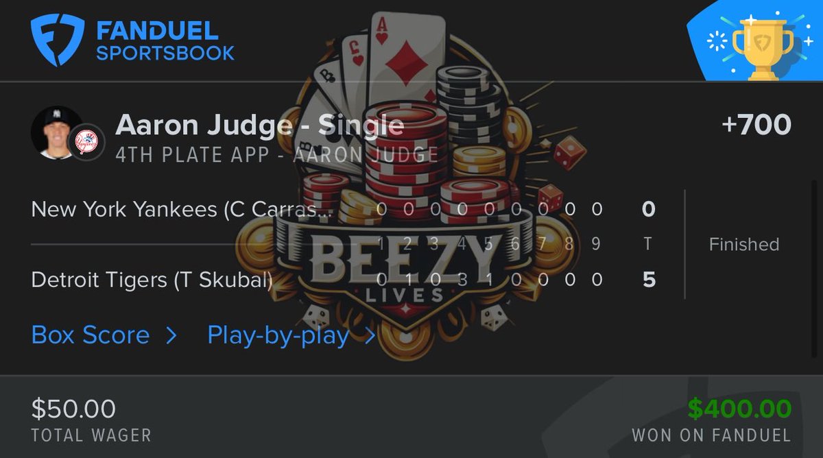 BeezyLives ๐๐จ (@beezylives) on Twitter photo Nothing better than catching a few live plays during the game. Make sure to follow <a href="/BeezyLives/">BeezyLives ๐๐จ</a> for his next plays!!! The guy is hot!! ๐ฅต #mlb #GamblingCommunity #GamblingX #GamblingTwitter #sports #SportsGambling #SportsBettingX #fanduel #viral #share #fyp #ParlayPlay Nothing better than catching a few live plays during the game. Make sure to follow <a href="/BeezyLives/">BeezyLives ๐๐จ</a> for his next plays!!! The guy is hot!! ๐ฅต #mlb #GamblingCommunity #GamblingX #GamblingTwitter #sports #SportsGambling #SportsBettingX #fanduel #viral #share #fyp #ParlayPlay