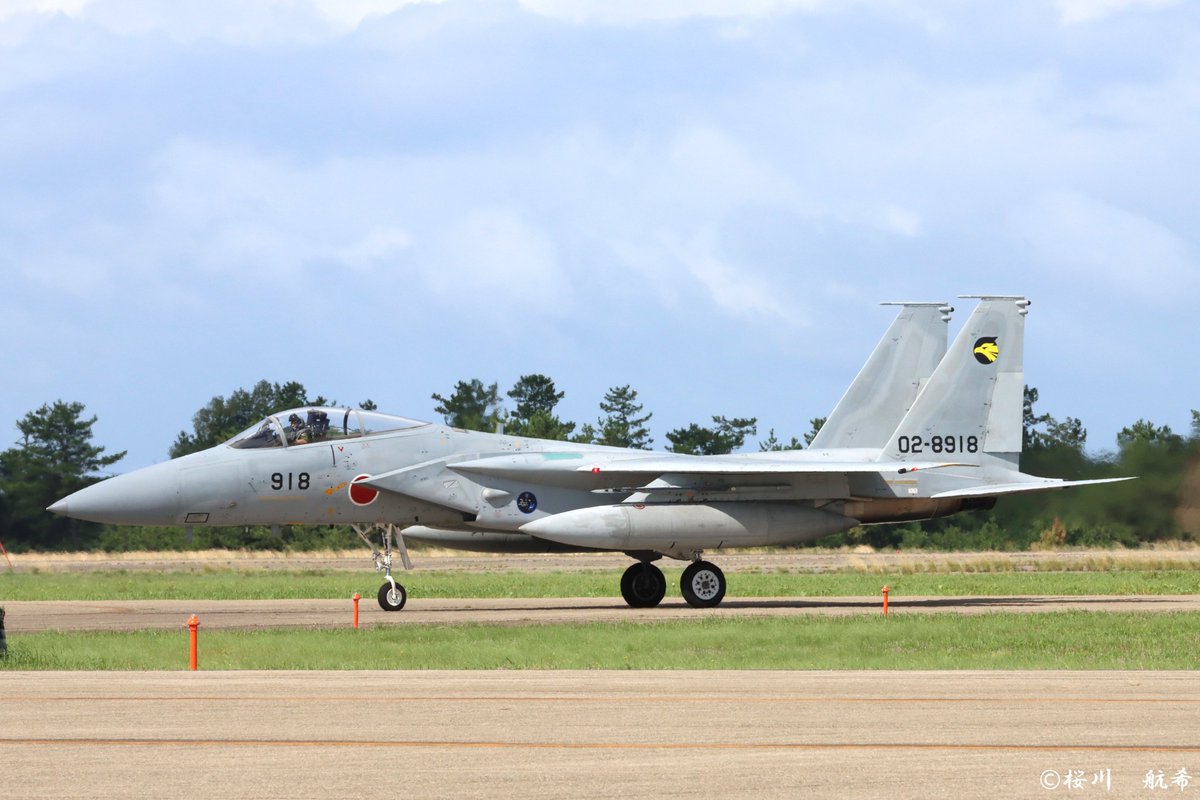 いっしー小松 今日はこちらの写真です📷 小松基地第306飛行隊所属、F-15Jの918号機