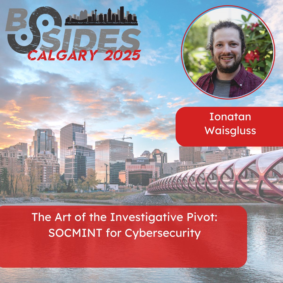 📣 BSides Calgary 2025: Speaker Spotlight! 📣

We're very excited to make a speaker spotlight announcement!

Meet Ionatan Waisgluss! Ionatan will be presenting at BSides Calgary 2025.

Get your tickets here for an event you don't want to miss!

lnkd.in/gBG89Q_r