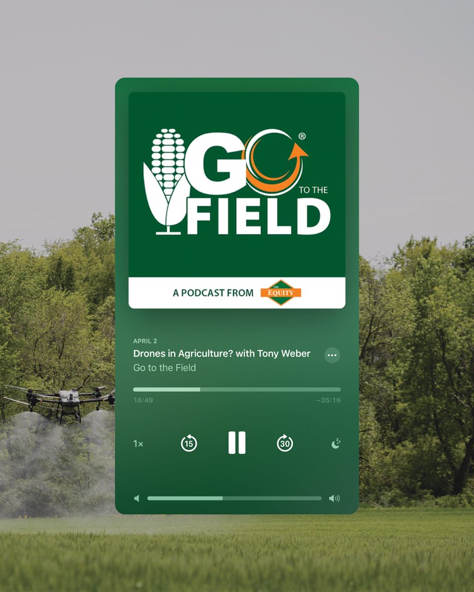 The Equity (@theequitycoop) on Twitter photo Have you listened in to the latest podcast with <a href="/gcdrones/">Green Creek Drones</a> yet? Ryan, Eric, and Tony talk all things spray drones and how you can take control of your application this season. Find the Go to the Field Podcast wherever you stream. 🎙🌱 Have you listened in to the latest podcast with <a href="/gcdrones/">Green Creek Drones</a> yet? Ryan, Eric, and Tony talk all things spray drones and how you can take control of your application this season. Find the Go to the Field Podcast wherever you stream. 🎙🌱