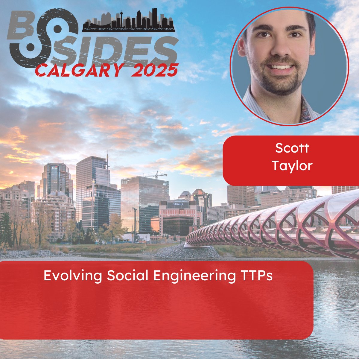 📣 BSides Calgary 2025: Speaker Spotlight! 📣

We're very excited to make a speaker spotlight announcement!

Meet Scott Taylor, CISSP, OSCP! Scott will be presenting at BSides Calgary 2025.

Get your tickets here for an event you don't want to miss!

lnkd.in/gBG89Q_r