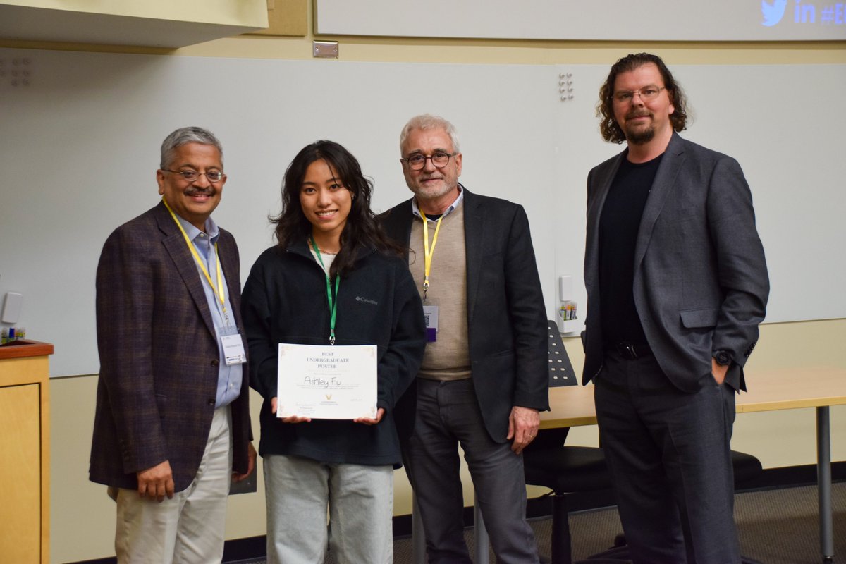🎉 Congrats to Ashley Fu, winner of the Best Undergraduate Poster Award at #ECEDay2025!

Her research stood out for innovation, clarity &amp; impact. We’re proud to celebrate her achievement—bright future ahead! 💡📊 #VanderbiltECE