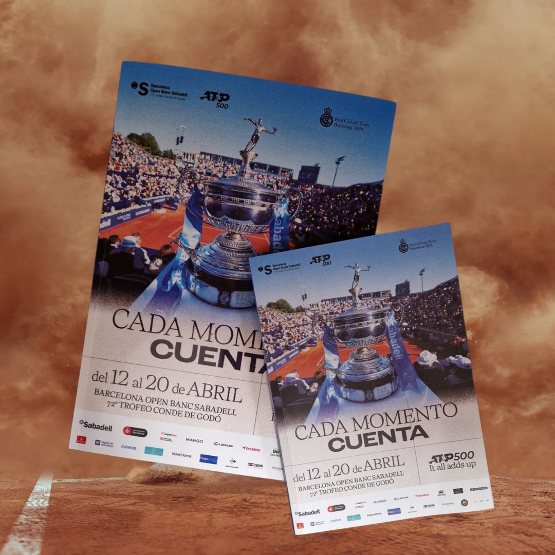 Editorial MIC (@editorialmic) on Twitter photo Del 12 al 20 de abril, el Barcelona Open Banc Sabadell, también conocido como el Trofeo Conde de Godó, es un torneo de tenis sobre tierra batida.🎾🥎
Para este evento editamos una revista A4 y un formato más cómodo en papel mate A5.
<a href="/bcnopenbs/">Barcelona Open Banc Sabadell</a>
issuu.com/editorialmic/d… Del 12 al 20 de abril, el Barcelona Open Banc Sabadell, también conocido como el Trofeo Conde de Godó, es un torneo de tenis sobre tierra batida.🎾🥎
Para este evento editamos una revista A4 y un formato más cómodo en papel mate A5.
<a href="/bcnopenbs/">Barcelona Open Banc Sabadell</a>
issuu.com/editorialmic/d…