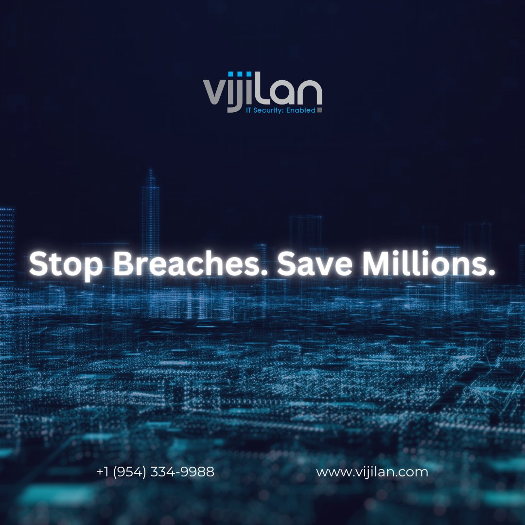 Breaches cost millions. Prevention doesn’t.

Smart CFOs invest in 24/7 protection.

Vijilan + partners stop threats before they hit your bottom line.

#CyberSecurity #MDR #SOC #XDR #CFO #Vijilan