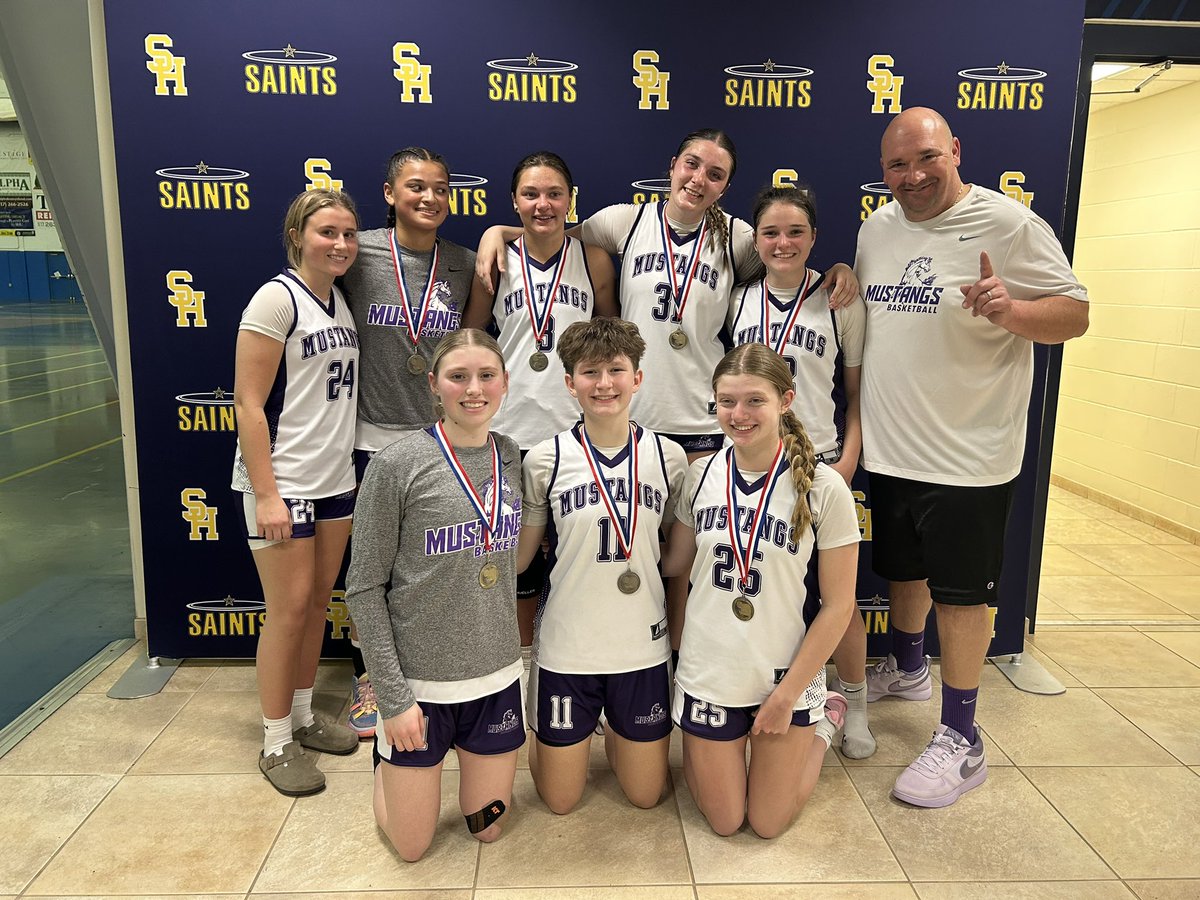 Lady Mustangs (@ladymustangs26) on Twitter photo Lady Mustangs fall in Championship this weekend in Siena Heights
Championship Game - Lady Mustangs lose close one to TC Elite, 24-26
<a href="/SammiBeller/">Sammi Beller</a>-9pts
<a href="/RiceSavannah31/">Savannah Rice</a>-6pts
<a href="/MadisonW2026/">Madison White</a> , Riley Jock -3pts each
<a href="/bayleemckenna5/">Baylee Mckenna</a>-2pts
Alana Kosmac-1pt Lady Mustangs fall in Championship this weekend in Siena Heights
Championship Game - Lady Mustangs lose close one to TC Elite, 24-26
<a href="/SammiBeller/">Sammi Beller</a>-9pts
<a href="/RiceSavannah31/">Savannah Rice</a>-6pts
<a href="/MadisonW2026/">Madison White</a> , Riley Jock -3pts each
<a href="/bayleemckenna5/">Baylee Mckenna</a>-2pts
Alana Kosmac-1pt