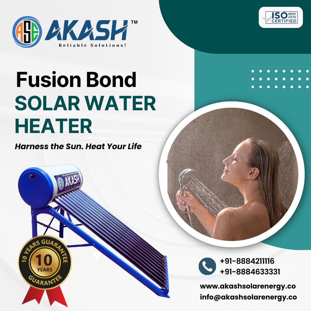 Akash_ASE's tweet photo. Power Up with the Sun – Stay Warm with Fusion Bond!

Say goodbye to high electricity bills and hello to eco-friendly hot water solutions!

+91-8884211116 | +91-8884633331
https://t.co/ouxttrYWTN

#FusionBond #SolarWaterHeater #GoSolar #GreenEnergy #EcoFriendlyLiving https://t.co/ZeKKgwBw4z