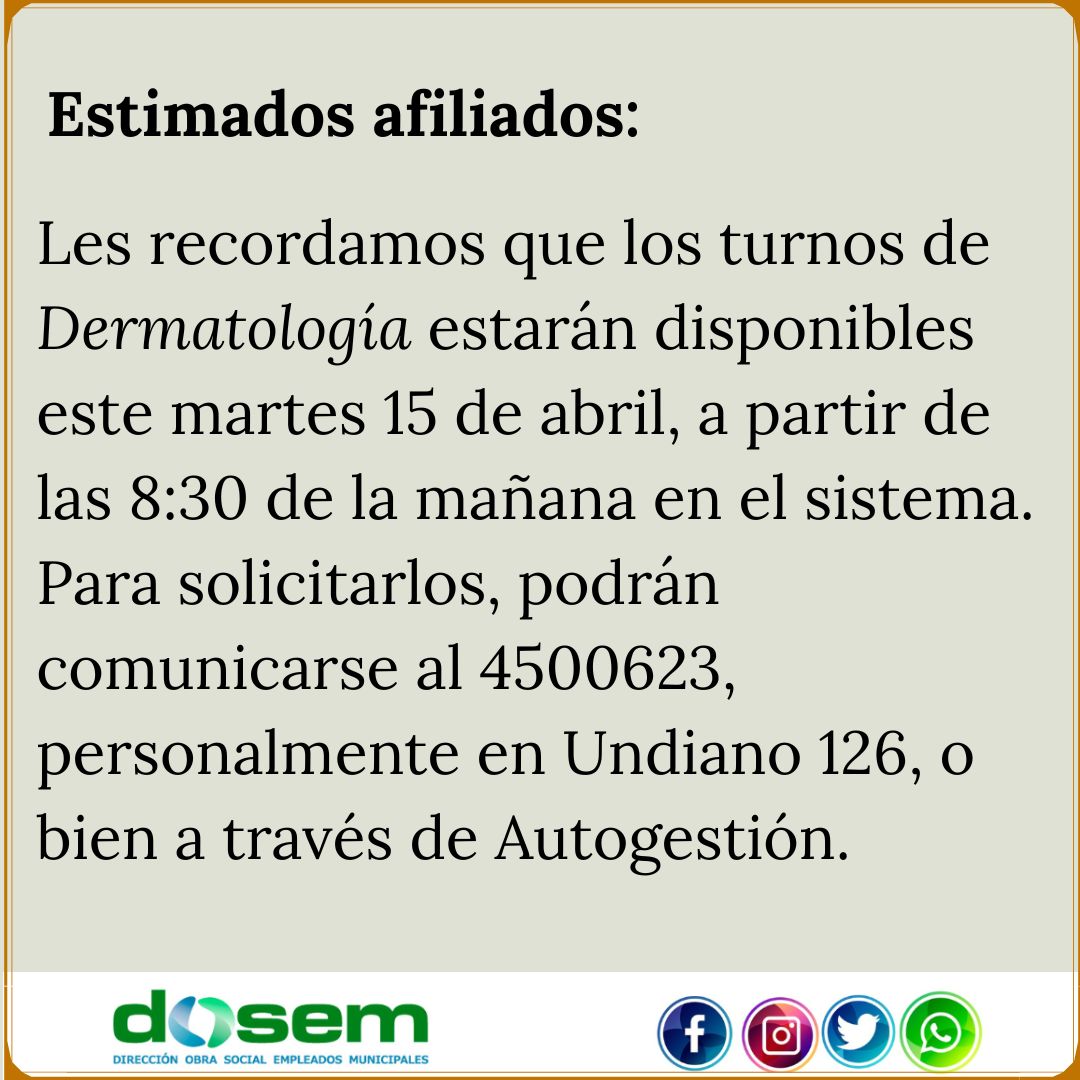 ¡Atención! Información importante...