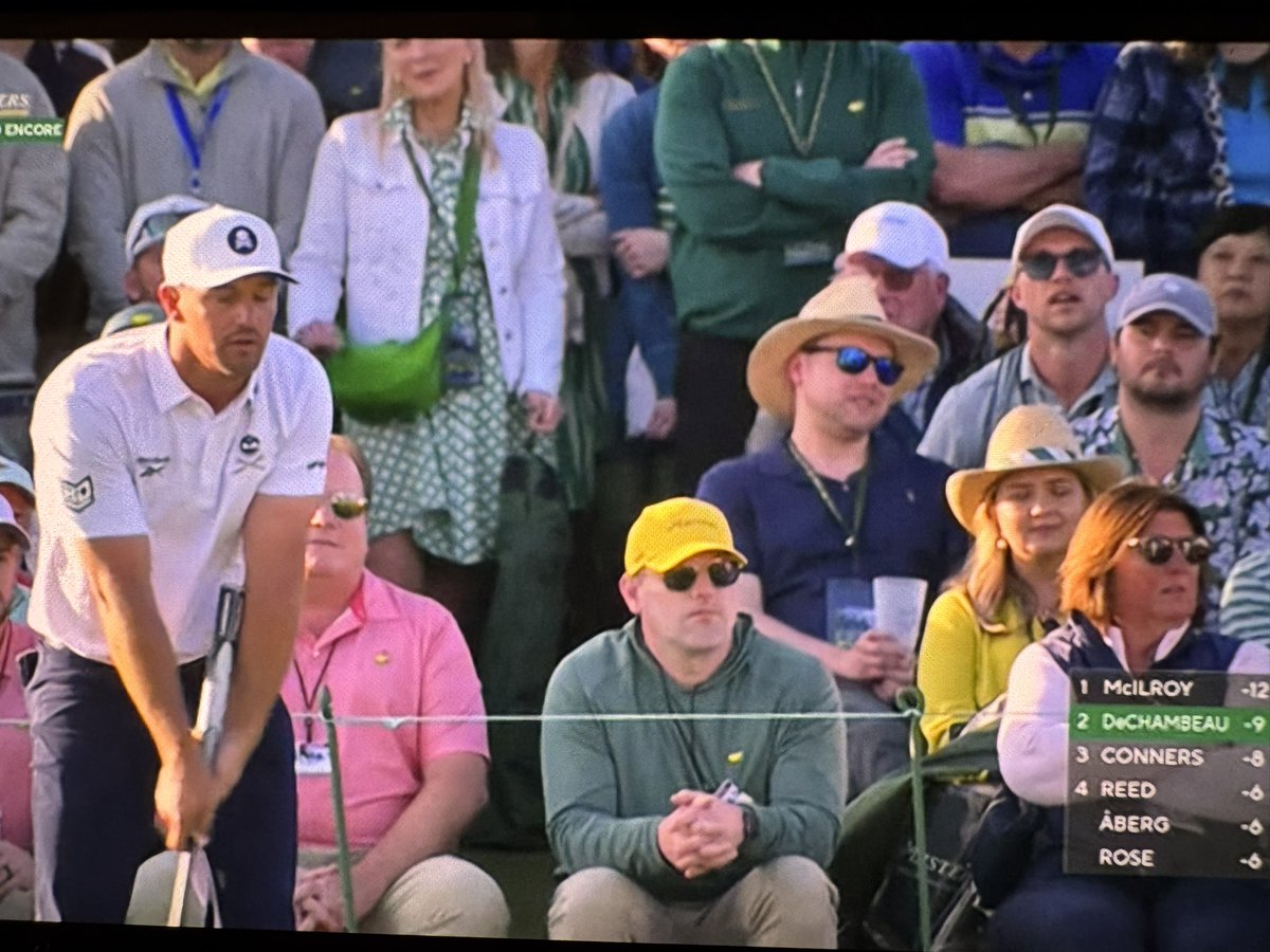 Blake_Pate's tweet photo. Coolest experience of my life. Saturday and Sunday at The Masters. Walking the course, eating the pimento cheese and egg salad sandwiches, sitting front row at Amen Corner, and soaking in all of the energy on the 18th green. Goosebumps. Congratulations to Rory. 
#themasters https://t.co/Fkyvk3dp22