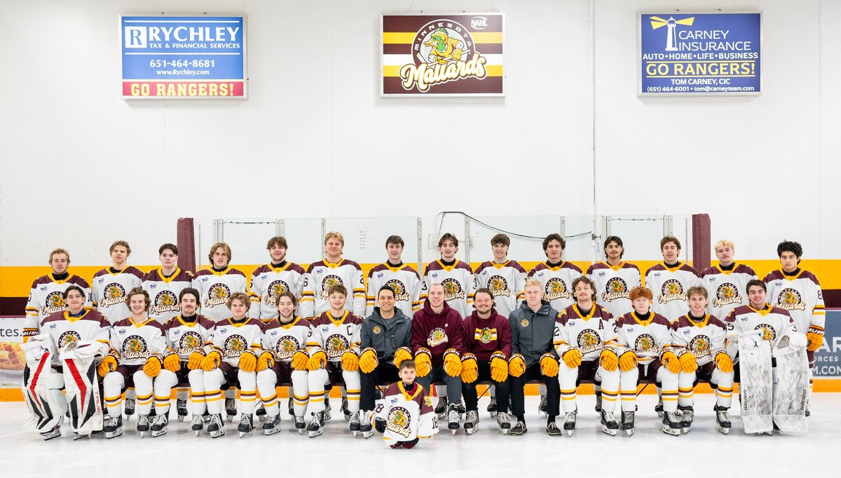 Thank you to all the fans who supported us during our inaugural season, your 2024-2025 Minnesota Mallards everyone! #NAHL #MallardsHockey #FearTheFlock