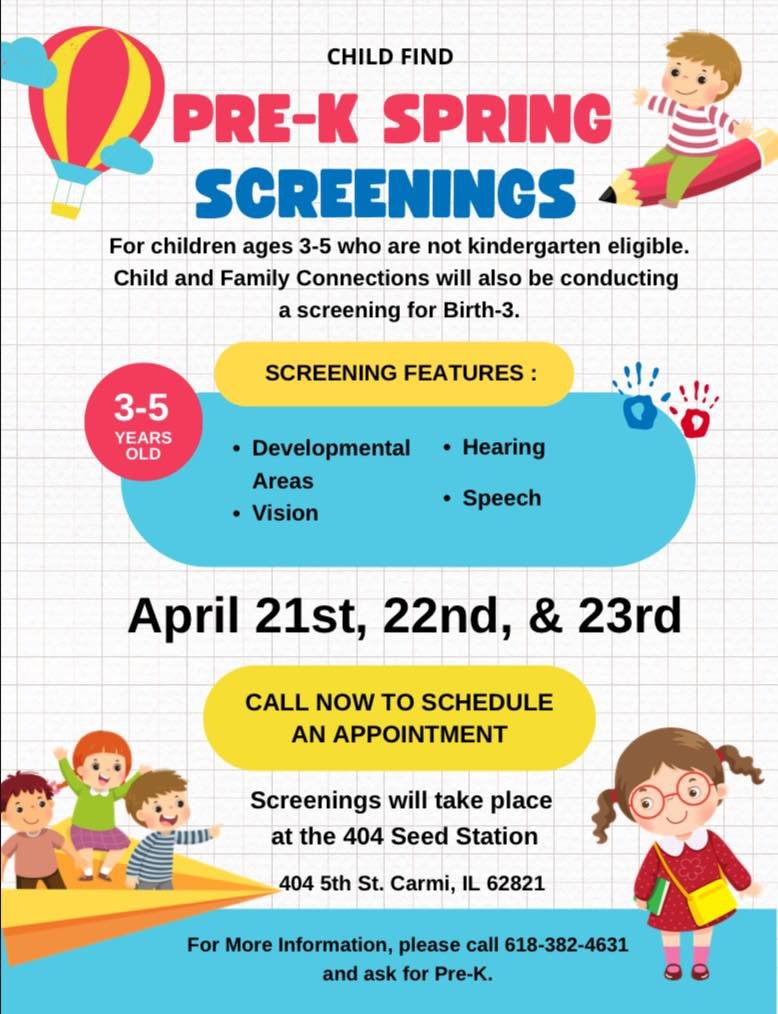 We are still taking appointments for pre-K screenings! Call today to get your child in our program! Talk to Mallory at 382-4631. #BulldogPride