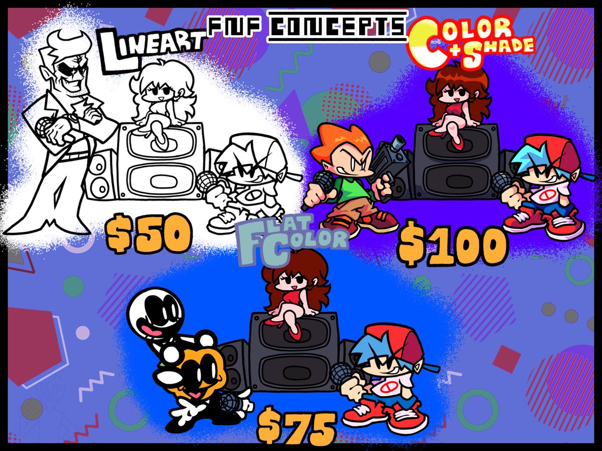 DamiNation2020's tweet image. FINALLY FINISHED MY UPDATED COMMISSION SHEET
WITH SOME OLD AND NEW STUFF
SO YUH!!!!