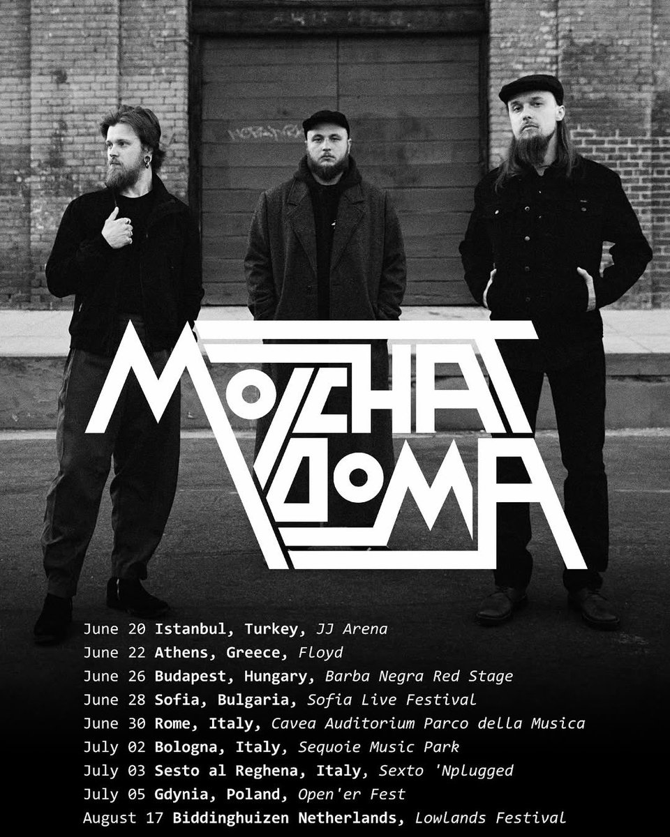 Sacred Bones Records (@sacredbones) on Twitter photo ! <a href="/molchatdomaband/">Molchat Doma</a> are heading back to Europe this summer. See you in the crowd 🖤
Tickets are on sale or coming soon. ! <a href="/molchatdomaband/">Molchat Doma</a> are heading back to Europe this summer. See you in the crowd 🖤
Tickets are on sale or coming soon.