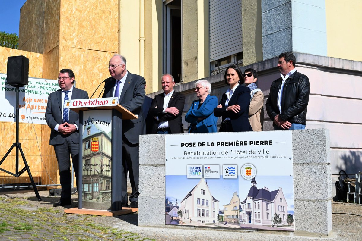 Image de Préfet du Morbihan - #Territoire |
Jeudi 10 avril 2025, Stéphane Jarlégand, secrétaire général de la préfecture du #Morbi