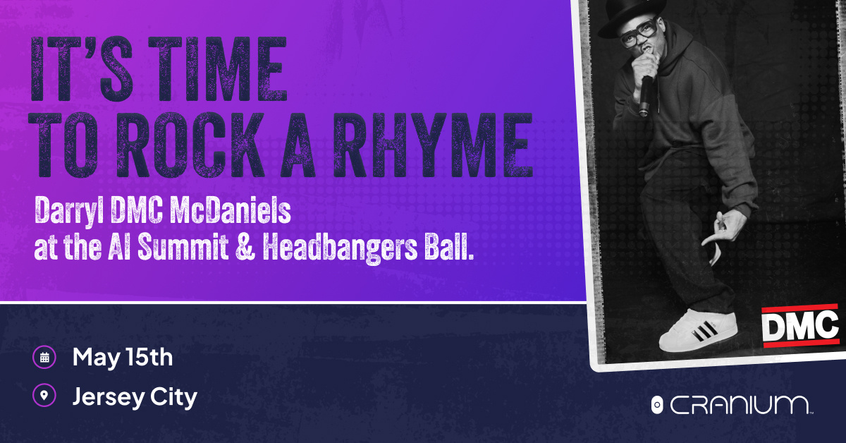 Cranium.ai (@craniumai) on Twitter photo 40M+ records sold. 1B+ song streams. Darryl "DMC" McDaniels is performing the <a href="/CraniumAi/">Cranium.ai</a> Summit & Headbangers Ball! 🎤🎶
Space is limited, so don't wait to register: hubs.li/Q03hcXBv0
#CraniumAISummit2025 40M+ records sold. 1B+ song streams. Darryl "DMC" McDaniels is performing the <a href="/CraniumAi/">Cranium.ai</a> Summit & Headbangers Ball! 🎤🎶
Space is limited, so don't wait to register: hubs.li/Q03hcXBv0
#CraniumAISummit2025