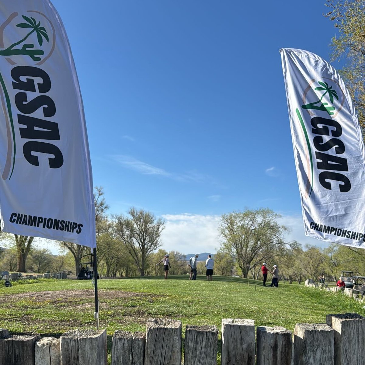 Round 1 of the Men’s &amp; Women’s Golf Championship is underway. 

Details: gsacsports.org/news/2025/4/14…